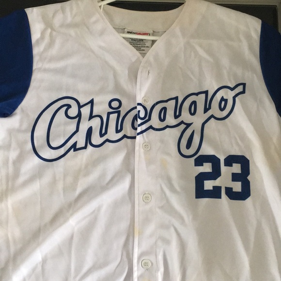 Baseball Chicago MJ 23 style Tee Size L - Picture 2 of 4